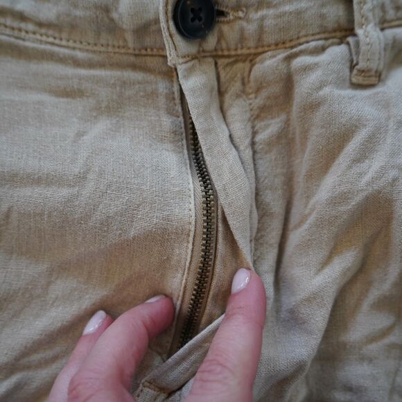 John Varvatos Men's Johnny Shorts In Hemp Size:34 - Picture 5 of 7